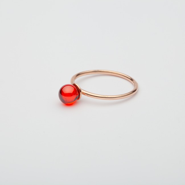 Anello Babol piccolo rosso