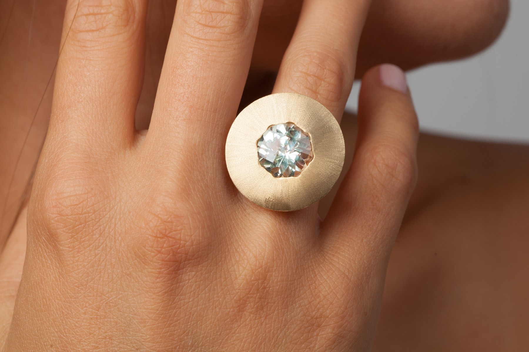 Anello oro new arrivals satinato
