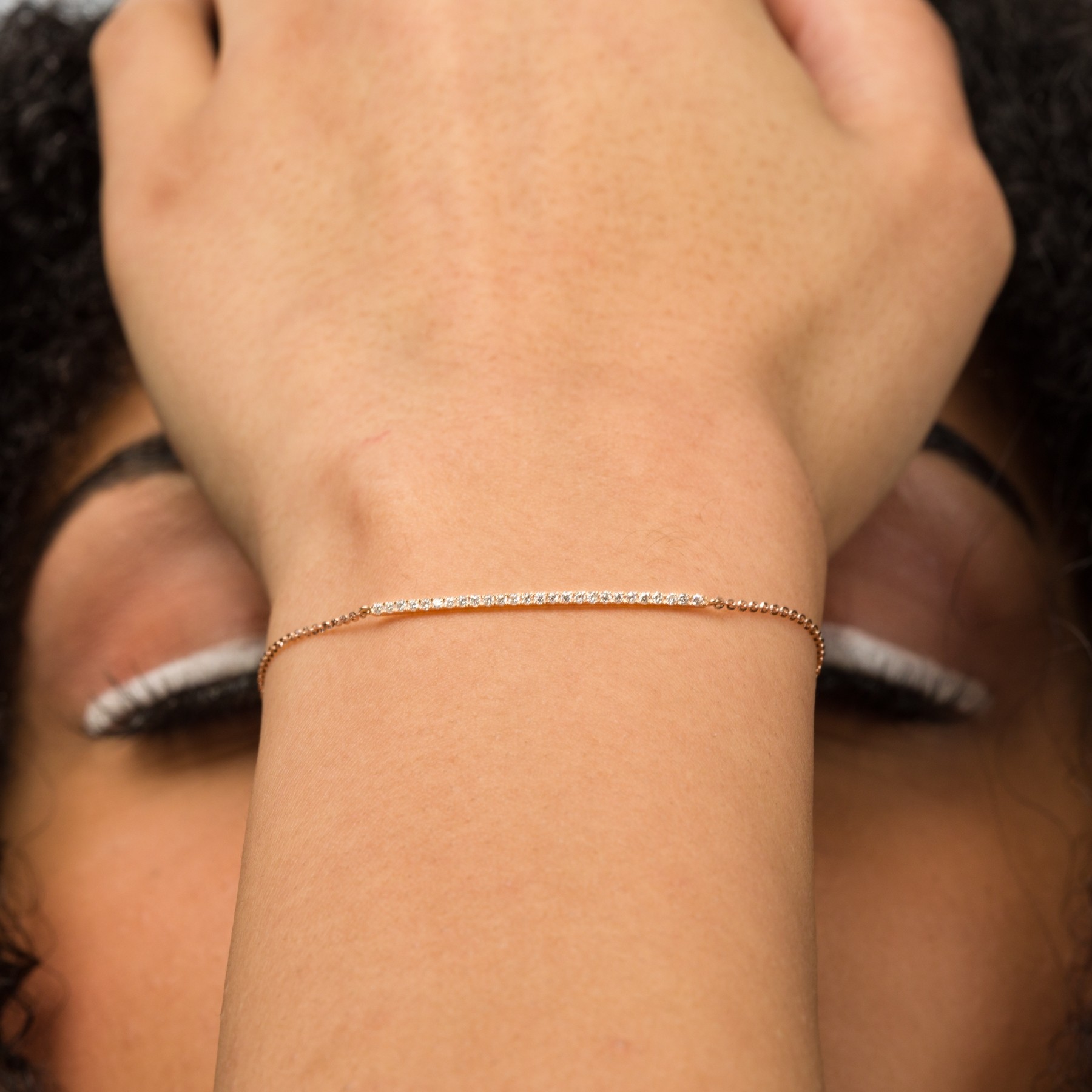 Bracciale tennis oro top