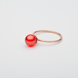 Anello Babol grande rosso