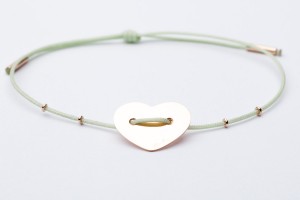 Bracciale minimal a cuore