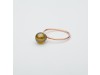 Anello donna con sfera colorata di Zircone, Anello Babol grande verde  | Nicolini Gioielli Shop