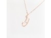 Nicolini Gioielli | Lettera alfabeto Iniziale Y in oro rosa e perle. Made in Italy