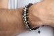 Bracciale con agata marrone