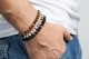 Bracciale con agata marrone