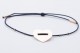 Bracciale minimal a cuore