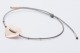 Bracciale minimal a cuore