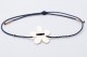 Bracciale minimal con fiore