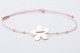 Bracciale minimal con fiore