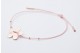 Bracciale minimal con fiore