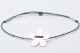 Bracciale minimal con fiore