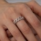 Anello groumette bianco