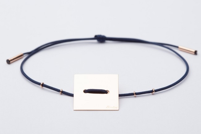 Minimal square bracelet, unisex