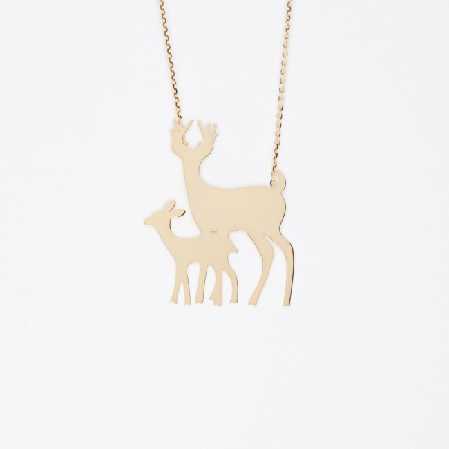 Doe and deer