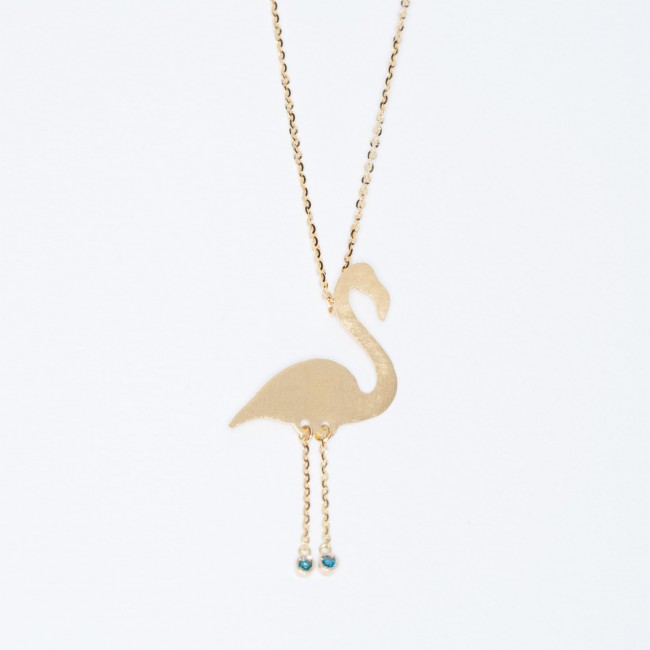 Flamingo charm