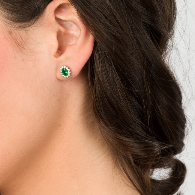 Emerald earrings