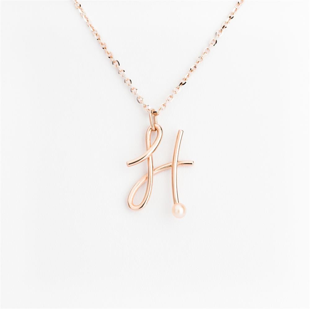 Letter store h necklace