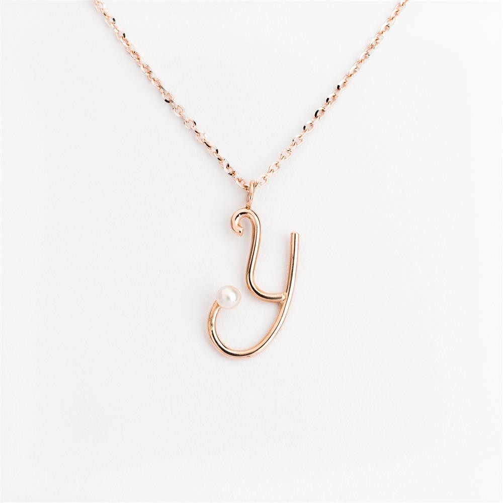 Letter new arrivals y necklace