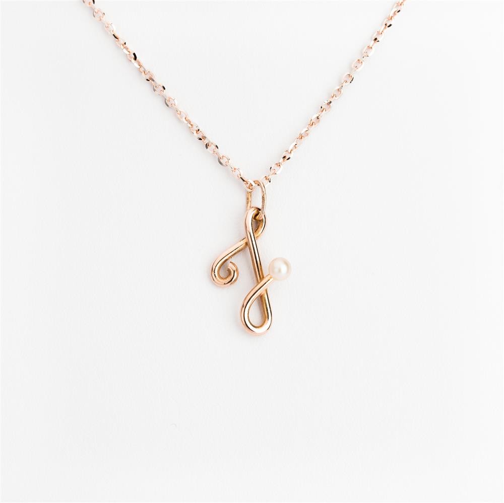J discount pendant necklace