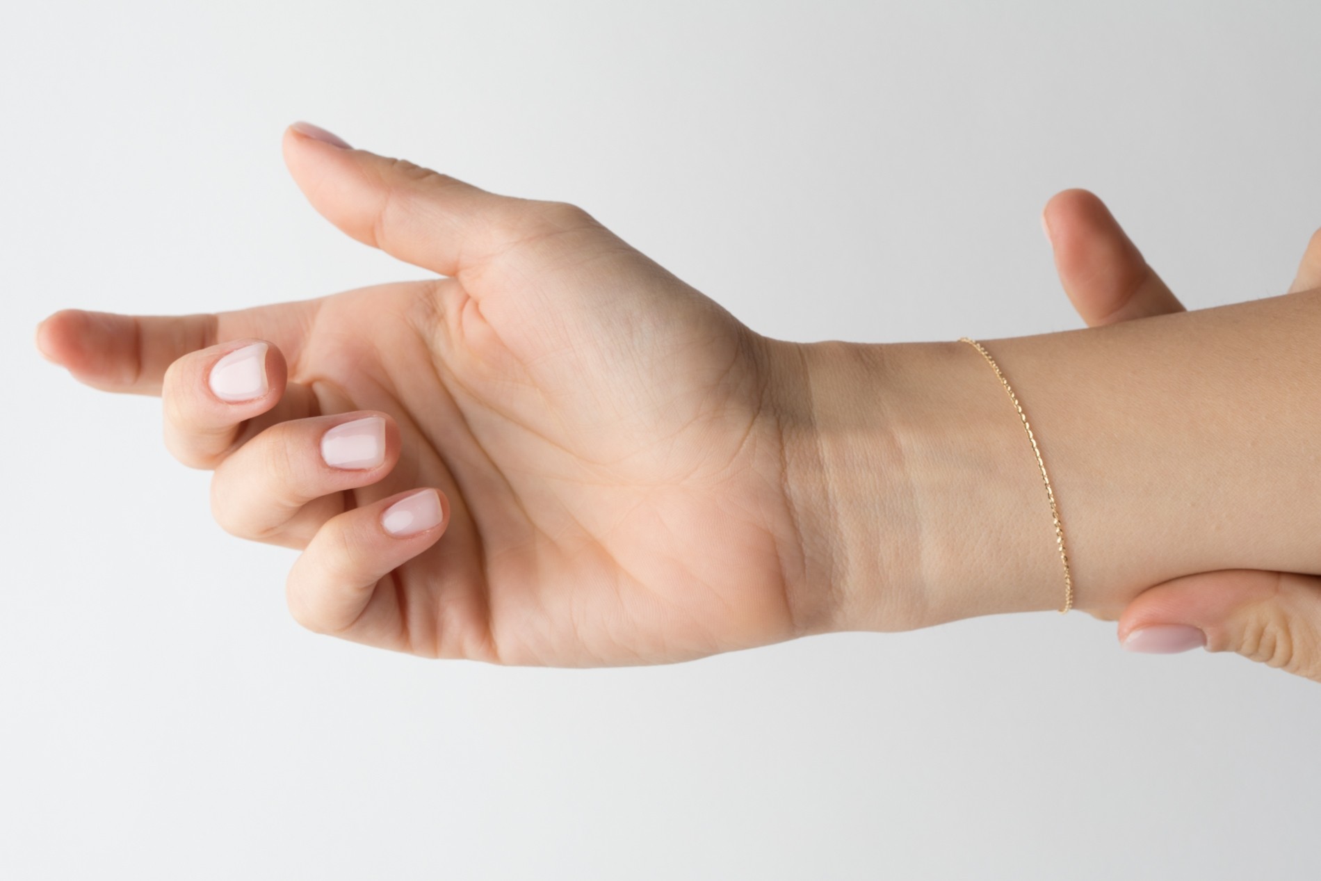 Welded bracelet in yellow gold Nicolini Atelier