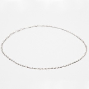 Welded bracelet in white gold