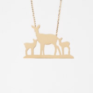 Necklace with deer