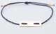 Mimimal rectangular bracelet with four holes