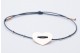 Minimal bracelet with heart