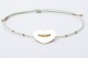 Minimal bracelet with heart