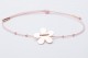 Minimal flower bracelet