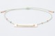 Minimal bracelet, rectangular two holes