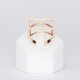 Minimal ring rose gold