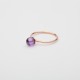 Small Babol ring violet