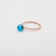 Small Babol ring blue