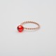 Small Babol ring red