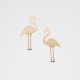 Flamingo earrings